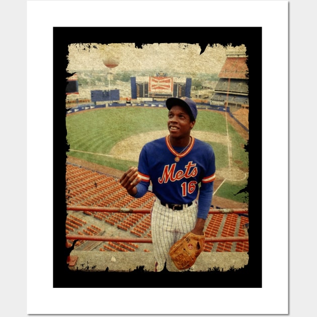 Dwight Gooden in New York Mets Wall Art by SOEKAMPTI